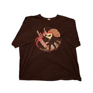 Vintage ALStyle Men's Size 3XL T-Shirt Ninja Quiet Die Spy Short Sleeve Black